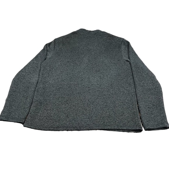 APT. 9 Shirt 1/4 Zip Fleece Lined Heathered Dark Gray Size Medium - Picture 2 of 6